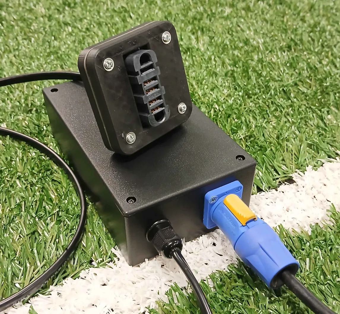 Booster K1 robot power supply PCB and enclosure